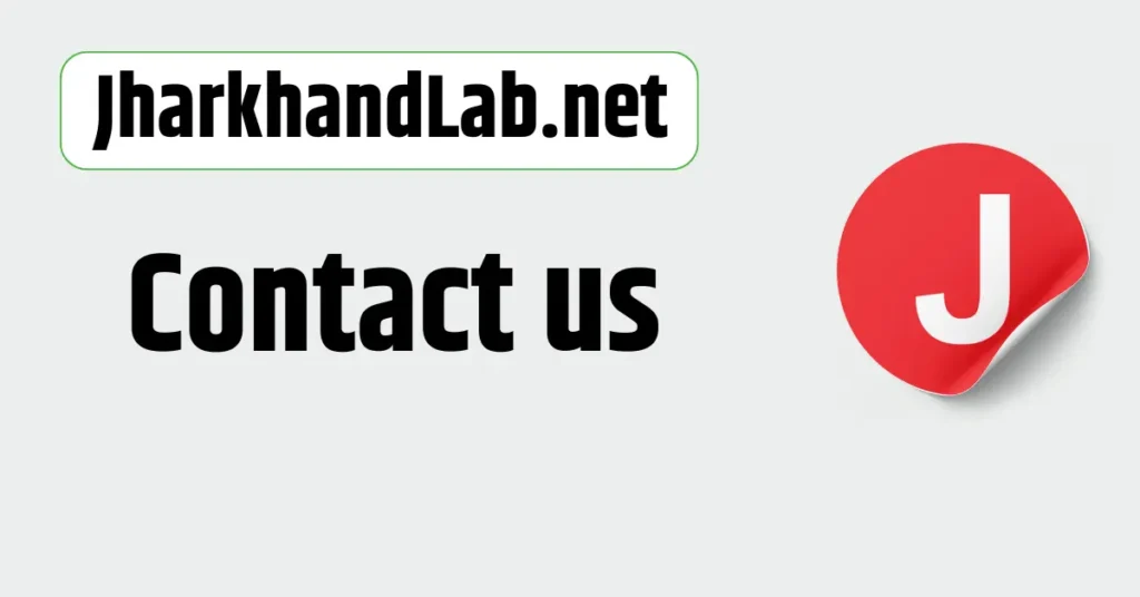 contact us Page Of Jharkhandlab.net Website